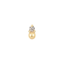  Buddha Jewelry Press Fit Babe CZ Gold Piercing Jewelry > Press Fit Buddha Jewelry Yellow Gold  