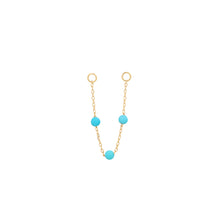  Buddha Jewelry 3 Bead Turquoise Chain Gold Piercing Jewelry > Chain Buddha Jewelry Yellow Gold  