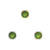 Buddha Jewelry Peekaboo Gold Press Fit with Green Tourmaline Piercing Jewelry > Press Fit Buddha Jewelry