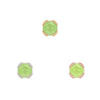 Buddha Jewelry Peekaboo Gold Press Fit with Sandblasted Peridot Piercing Jewelry > Press Fit Buddha Jewelry