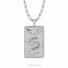 Doves by Doron Paloma Rectangle Serpent Diamond Pendant Gold Pendant Doves by Doron Paloma White Gold