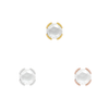 Buddha Jewelry Peekaboo Gold Press Fit with CZ Piercing Jewelry > Press Fit Buddha Jewelry
