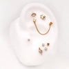 Buddha Jewelry Afterglow Gold Press Fit with Citrine Piercing Jewelry > Press Fit Buddha Jewelry