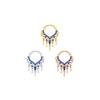 Anais Clicker with Blue Sapphire (Lab Grown) Clickers Buddha Jewelry