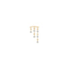 Buddha Jewelry And Beyond Press Fit with CZ Gold Piercing Jewelry > Press Fit Buddha Jewelry Yellow Gold