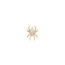 Buddha Jewelry Press Fit Arachne CZ Gold Piercing Jewelry > Press Fit Buddha Jewelry Yellow Gold  