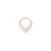 Buddha Jewelry Arise Clicker with Mother of Pearl Gold Piercing Jewelry > Clicker Buddha Jewelry Rose Gold