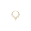 Buddha Jewelry Arise Clicker with Mother of Pearl Gold Piercing Jewelry > Clicker Buddha Jewelry Yellow Gold