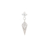 Buddha Jewelry Press Fit Artform CZ Gold Piercing Jewelry > Press Fit Buddha Jewelry White Gold