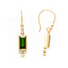 Jennifer Dawes Holy Trinity Earrings with Tourmaline and Diamonds
