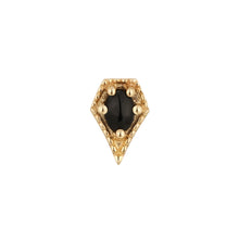  Buddha Jewelry Press Fit Cadence Black Spinel Gold Piercing Jewelry > Press Fit Buddha Jewelry Yellow Gold  