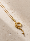 Marika Desert Diamond Snake Necklace Gold