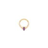Buddha Jewelry Coterie Gold Clicker with Amethyst Piercing Jewelry > Clicker Buddha Jewelry