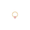 Buddha Jewelry Coterie Gold Clicker with Pink Tourmaline Piercing Jewelry > Clicker Buddha Jewelry
