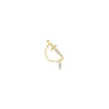 Buddha Jewelry Creed Gold Press Fit with CZ