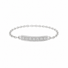 DJULA Bar Chain Finger Ring Diamond Gold Finger Rings DJULA White Gold