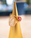 Jennifer Dawes Fly Me To The Moon Fault Line Finger Ring Gold