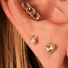 Buddha Jewelry Occasion Press Fit with CZ Gold Piercing Jewelry > Press Fit Buddha Jewelry