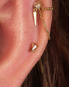 Buddha Jewelry Occasion Press Fit with Garnet Gold Piercing Jewelry > Press Fit Buddha Jewelry
