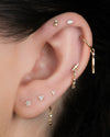 Buddha Jewelry Nala Gold Press Fit with Diamond Piercing Jewelry > Press Fit Buddha Jewelry