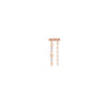 Buddha Jewelry Double Vision Press Fit with CZ Gold Piercing Jewelry > Press Fit Buddha Jewelry Rose Gold