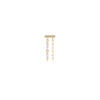 Buddha Jewelry Double Vision Press Fit with CZ Gold Piercing Jewelry > Press Fit Buddha Jewelry Yellow Gold