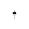 Buddha Jewelry Dystrikt Press Fit with Black Spinel Gold Piercing Jewelry > Press Fit Buddha Jewelry Rose Gold