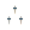 Buddha Jewelry Dystrikt Press Fit with London Blue Topaz Gold Piercing Jewelry > Press Fit Buddha Jewelry