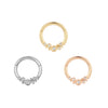 Buddha Jewelry Effervescent Clicker CZ Gold Piercing Jewelry > Clicker Buddha Jewelry   