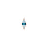 Buddha Jewelry Electric Feel Press Fit with Blue Topaz Ombre Gold Piercing Jewelry > Press Fit Buddha Jewelry Rose Gold