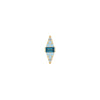 Buddha Jewelry Electric Feel Press Fit with Blue Topaz Ombre Gold Piercing Jewelry > Press Fit Buddha Jewelry Yellow Gold