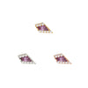 Buddha Jewelry Eminence Gold Press Fit with Amethyst Piercing Jewelry > Press Fit Buddha Jewelry