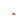 Buddha Jewelry Eminence Gold Press Fit with Garnet Piercing Jewelry > Press Fit Buddha Jewelry