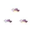 Buddha Jewelry Enlighten Gold Press Fit with Amethyst Ombre Piercing Jewelry > Press Fit Buddha Jewelry
