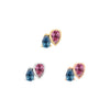 Buddha Jewelry Era Press Fit with Pink Tourmaline + London Blue Topaz Gold Piercing Jewelry > Press Fit Buddha Jewelry