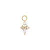 Buddha Jewelry Ethereal Charm CZ Gold Piercing Jewelry > Charm Buddha Jewelry Yellow Gold  