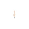 Buddha Jewelry Forward Motion Press Fit with CZ Gold Piercing Jewelry > Press Fit Buddha Jewelry Rose Gold
