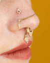 Buddha Jewelry Press Fit Artform CZ Gold Piercing Jewelry > Press Fit Buddha Jewelry
