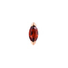 Buddha Jewelry Press Fit Zuri Garnet Gold Piercing Jewelry > Press Fit Gold Buddha Jewelry Rose Gold 1.5 mm x 3.0 mm 