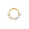 Buddha Jewelry Purpose Clicker Rainbow Moonstone Gold Piercing Jewelry > Clicker Buddha Jewelry Yellow Gold  