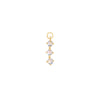 Buddha Jewelry XOXO Charm Rainbow Moonstone Gold Piercing Jewelry > Charm Buddha Jewelry Yellow Gold  