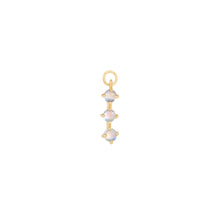  Buddha Jewelry XOXO Charm Rainbow Moonstone Gold Piercing Jewelry > Charm Buddha Jewelry Yellow Gold  
