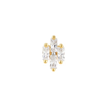 Buddha Jewelry Press Fit Fate CZ Gold Piercing Jewelry > Press Fit Buddha Jewelry Yellow Gold
