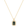 RION x Buddha Jewelry Discovery Gold Necklace with Moss Agate Necklaces RION x Buddha Jewelry