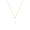 RION x Buddha Jewelry Access Gold Necklace with Moonstone Necklaces RION x Buddha Jewelry