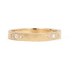 Jennifer Dawes The Hewn Coded Band with Rose Cut Diamonds