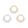 Buddha Jewelry Heartthrob CZ Clicker Gold Piercing Jewelry > Clicker Buddha Jewelry   