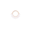 Buddha Jewelry High Tide Clicker with Mother of Pearl Gold Piercing Jewelry > Clicker Buddha Jewelry Rose Gold