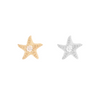 Buddha Jewelry Hoku Star Gold Press Fit with Diamond Piercing Jewelry > Press Fit Buddha Jewelry