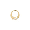 Buddha Jewelry Iconic CZ Clicker Gold Piercing Jewelry > Clicker Buddha Jewelry Yellow Gold 16g 5/16"